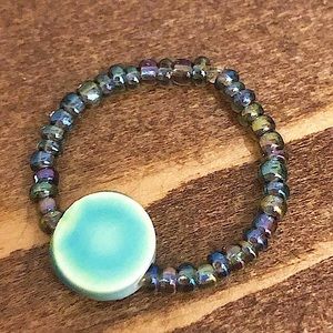 Trendy Handmade aesthetic Bead Ring